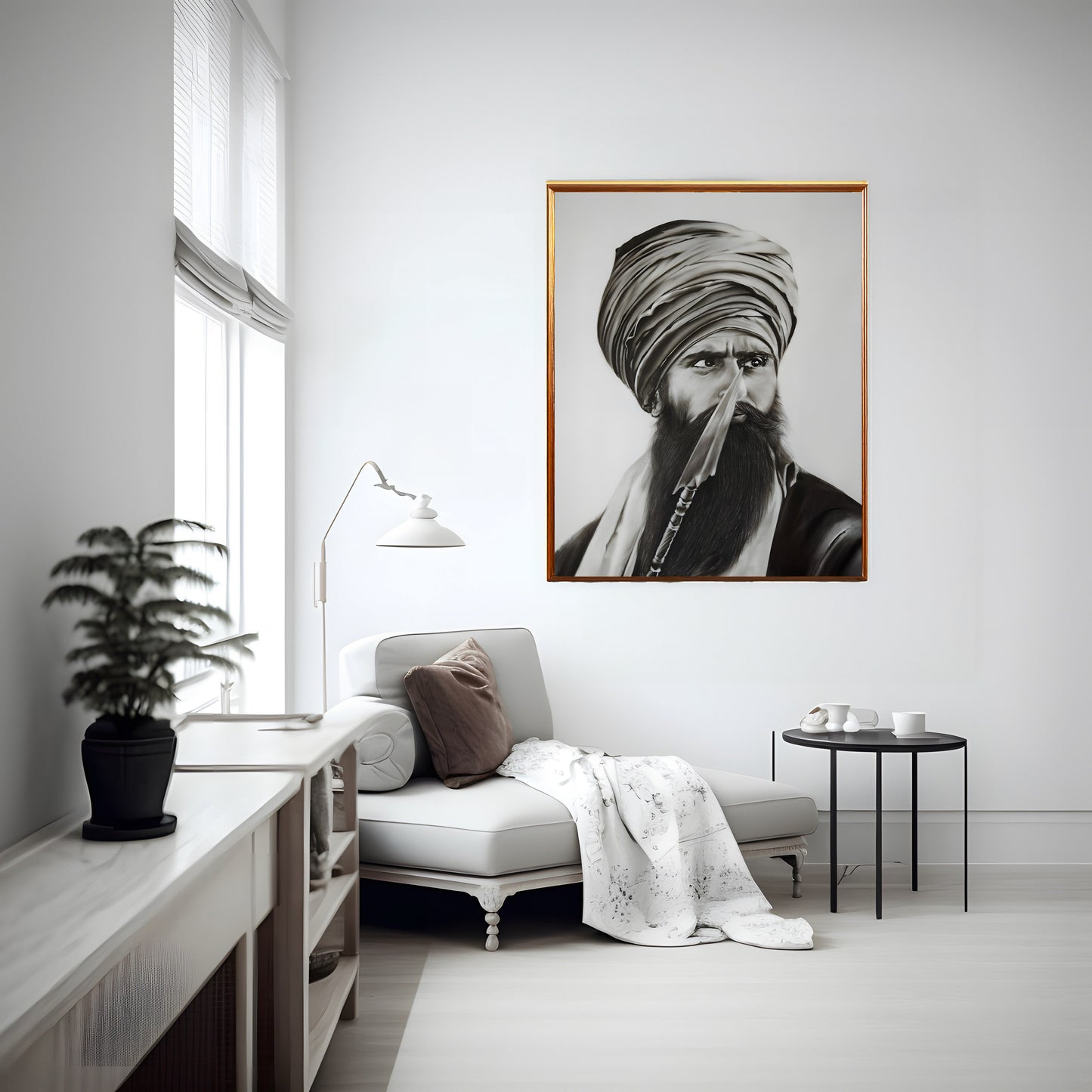 Sant Baba Jarnail Singh Bhindranwale Art Print - Eternal Legacy