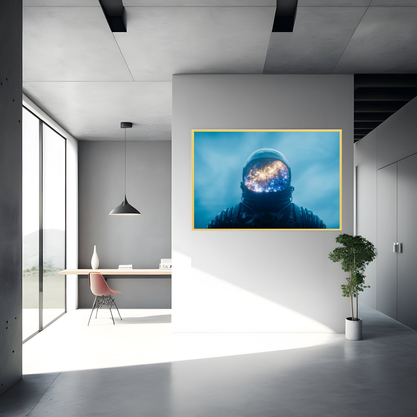 Astronaut in Space: Captivating Space Photography | Outer Space Wall Art | Cosmic Decor for Sci-Fi Lovers