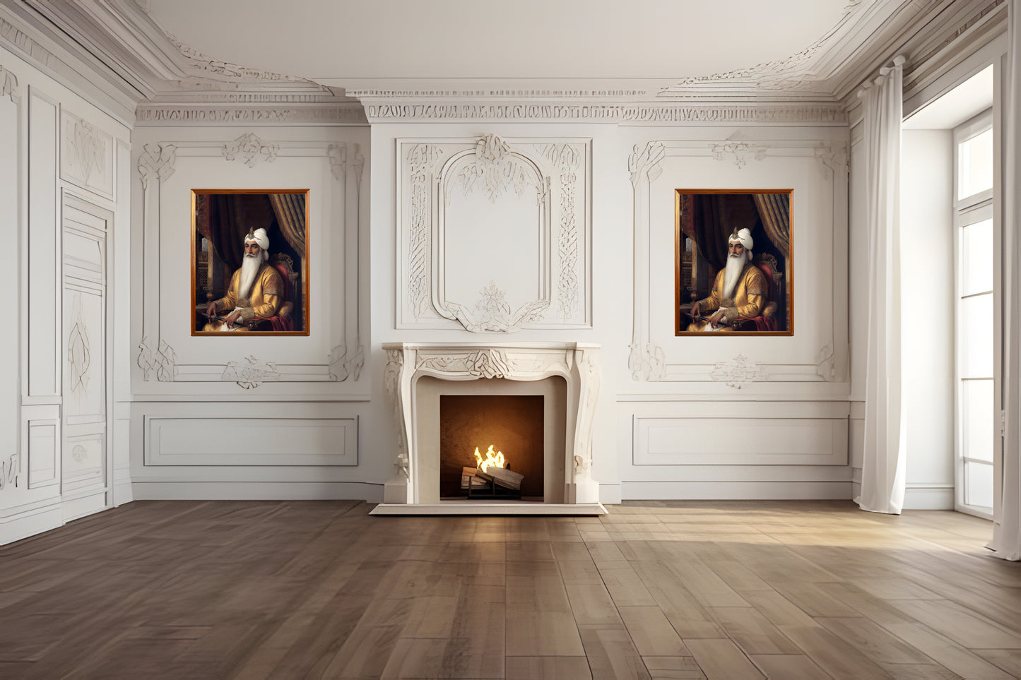 Guru Gobind Singh Ji Art Print – Spiritual and Inspirational