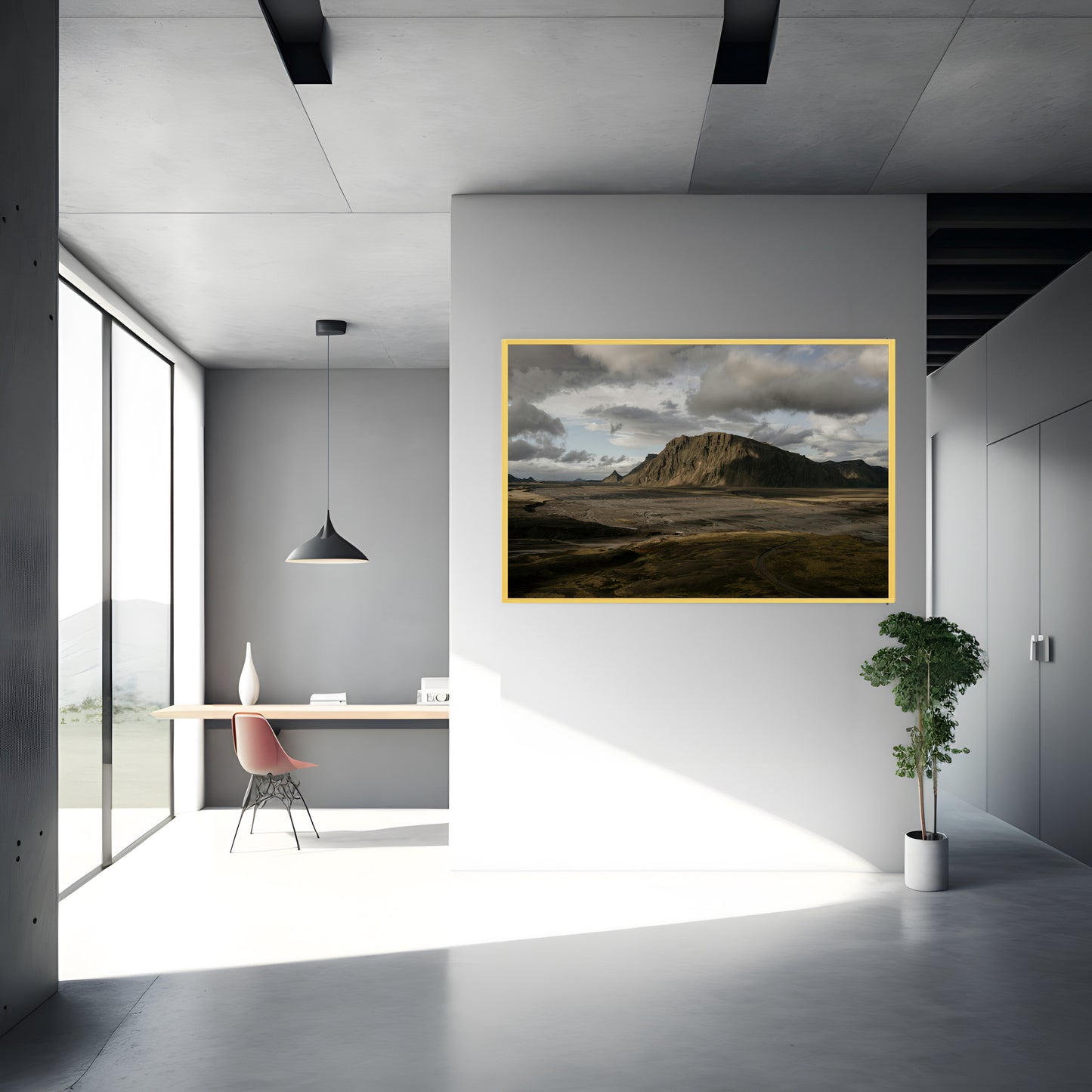 Hafursey Mountain Majesty: Breathtaking Landscape Print | Icelandic Natural Beauty | Scenic Wall Art for Home & Office Decor