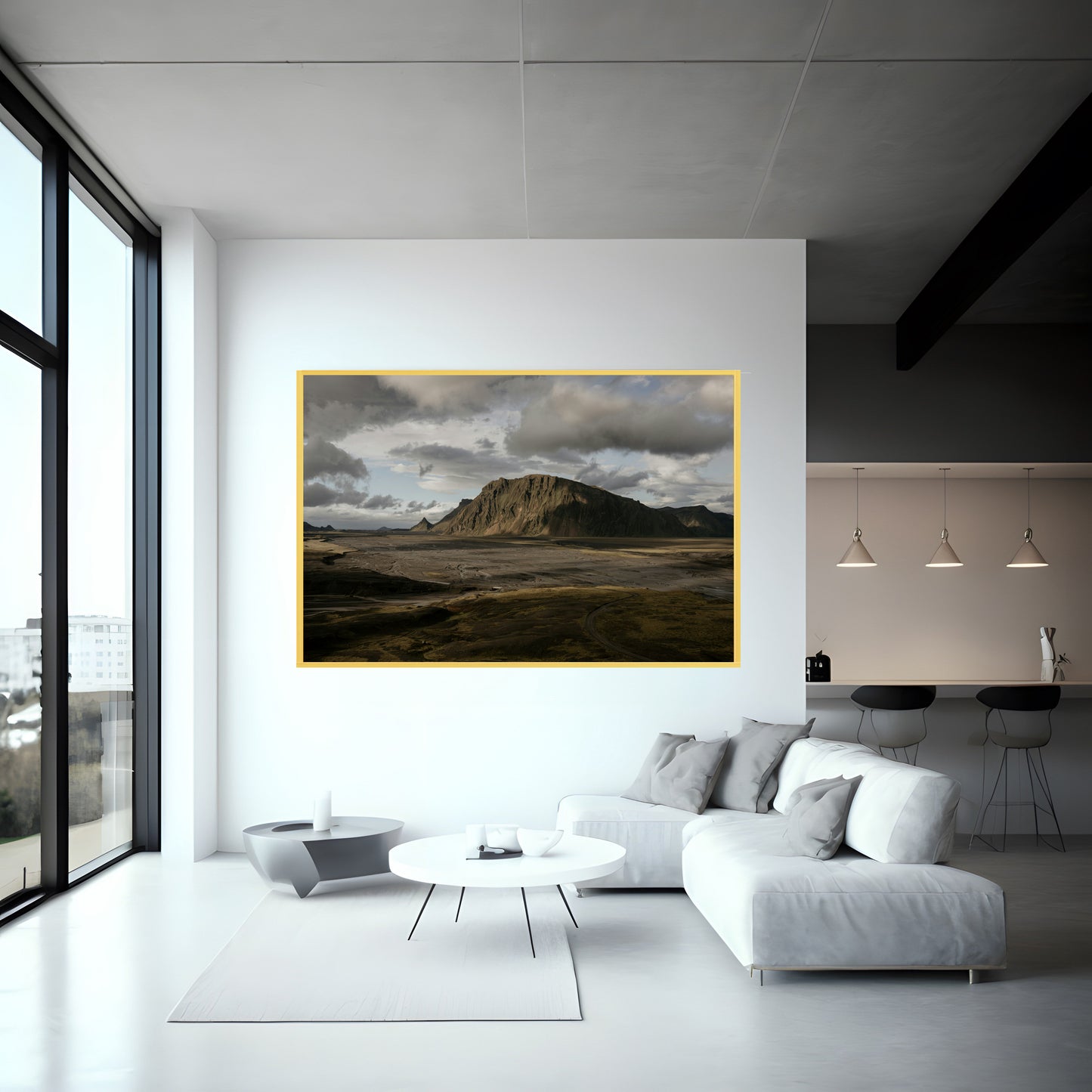 Hafursey Mountain Majesty: Breathtaking Landscape Print | Icelandic Natural Beauty | Scenic Wall Art for Home & Office Decor
