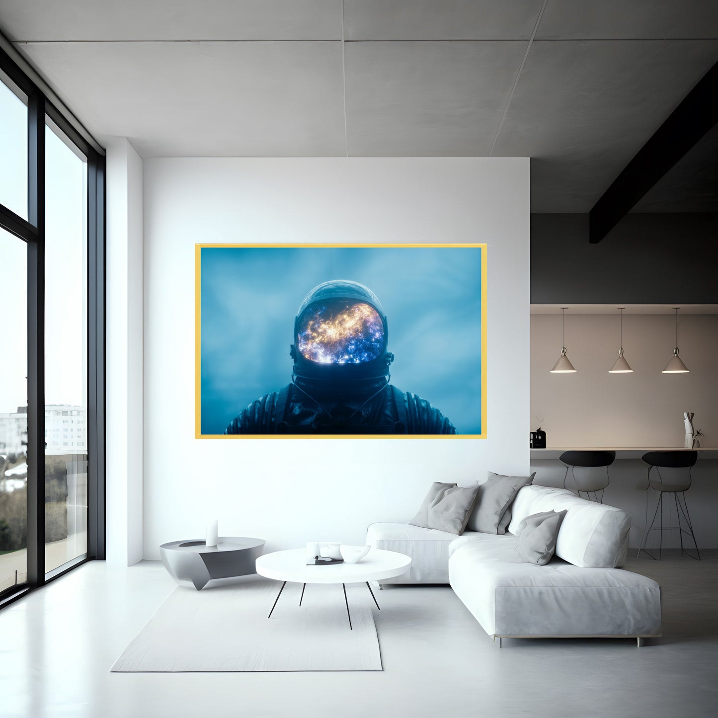 Astronaut in Space: Captivating Space Photography | Outer Space Wall Art | Cosmic Decor for Sci-Fi Lovers