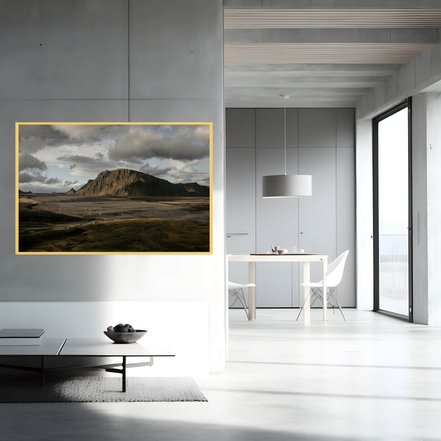 Hafursey Mountain Majesty: Breathtaking Landscape Print | Icelandic Natural Beauty | Scenic Wall Art for Home & Office Decor