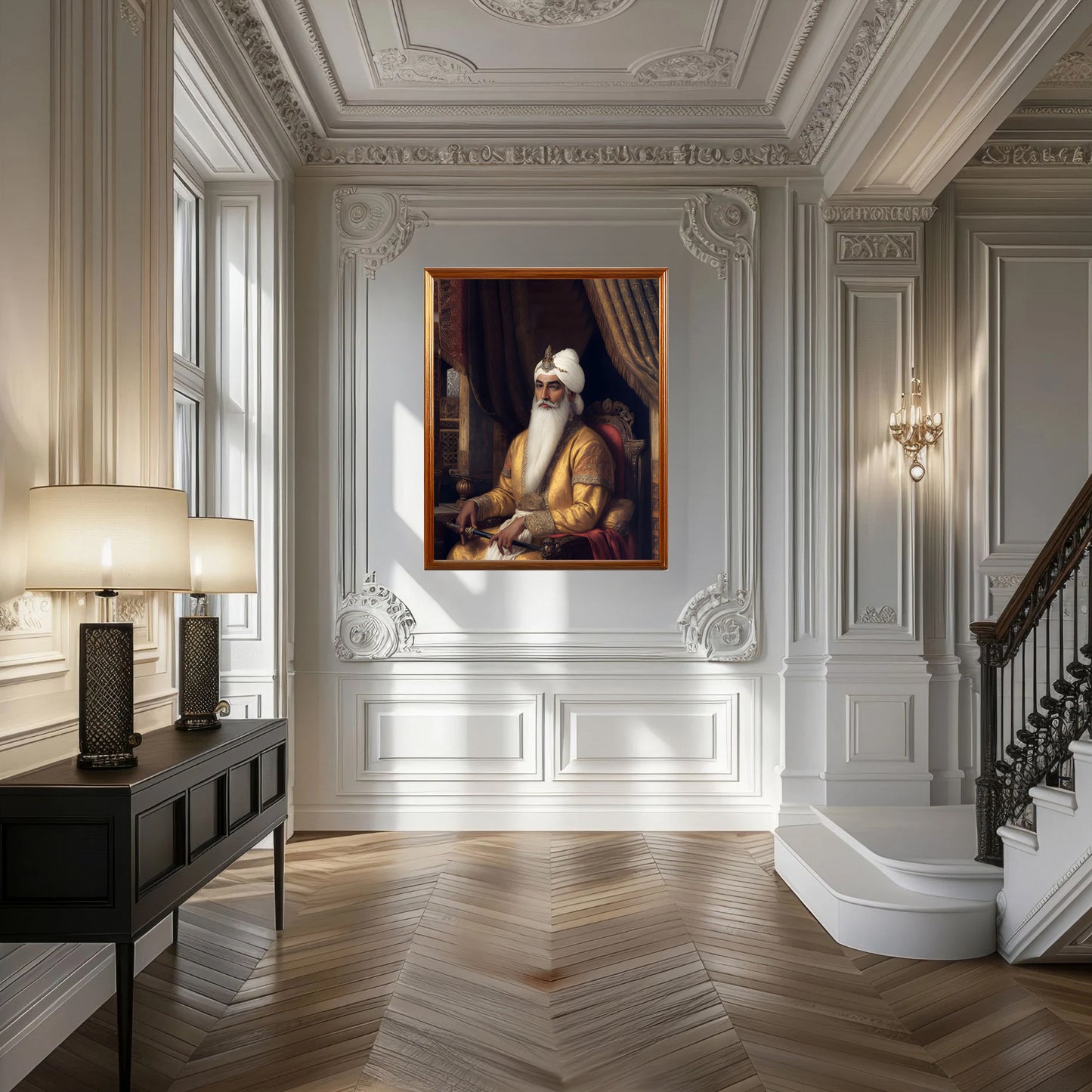 Guru Gobind Singh Ji Art Print – Spiritual and Inspirational