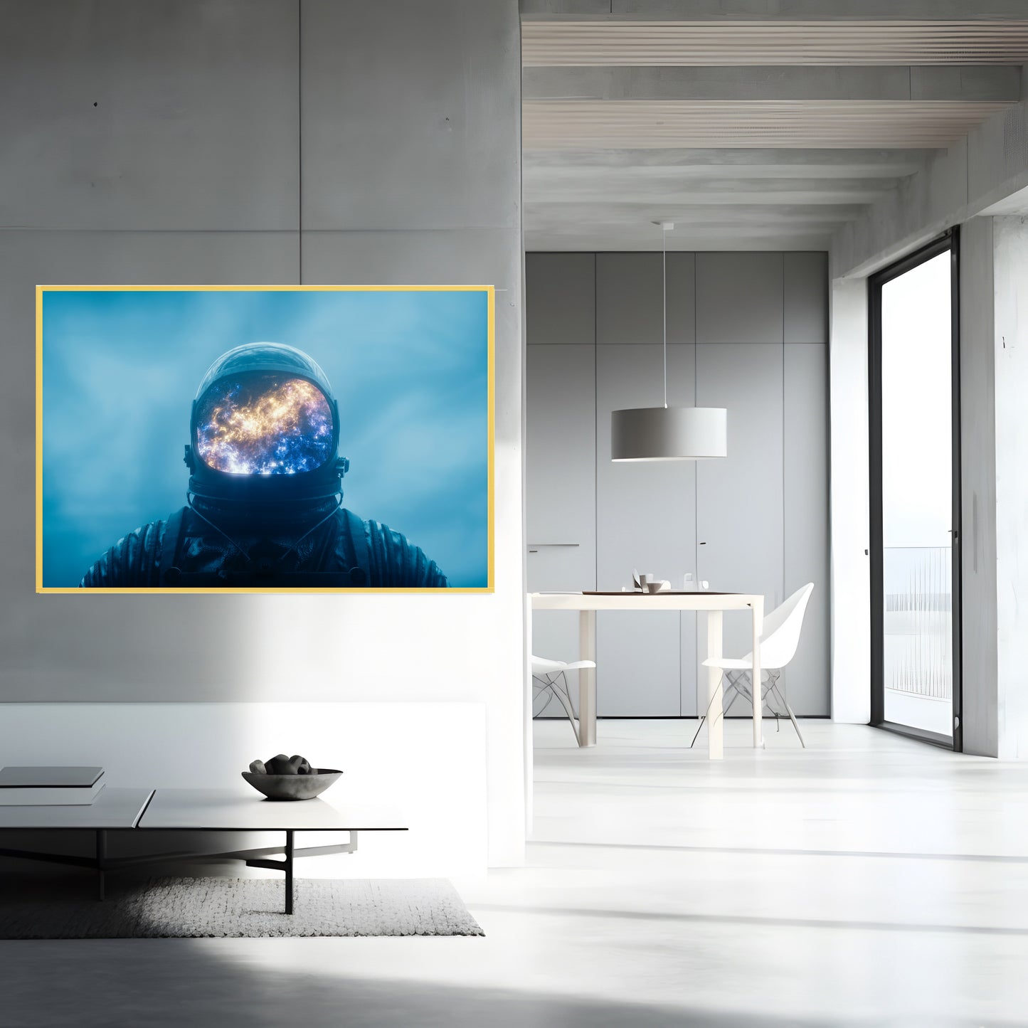 Astronaut in Space: Captivating Space Photography | Outer Space Wall Art | Cosmic Decor for Sci-Fi Lovers