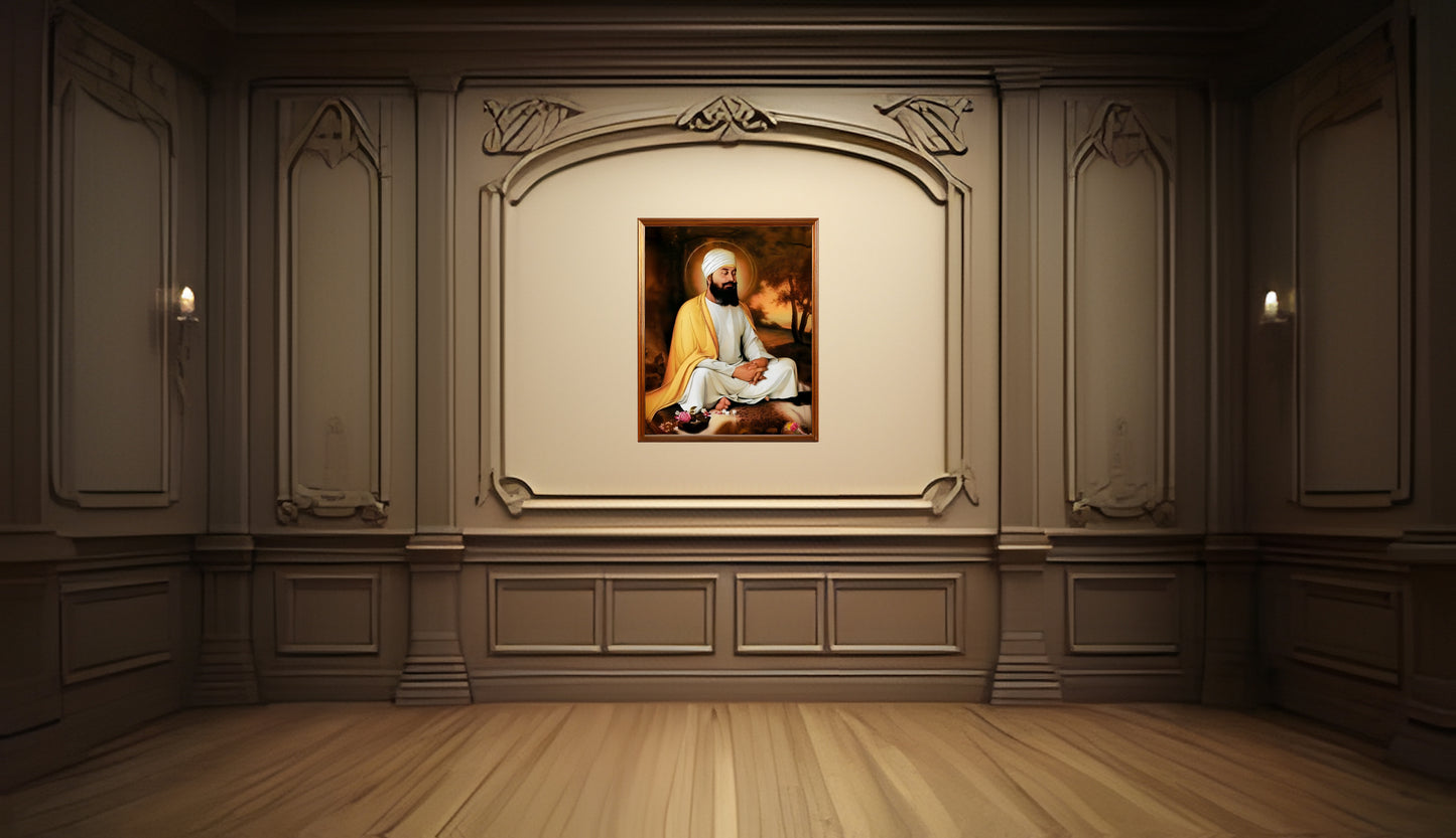 Guru Gobind Singh Ji Art Print – Spiritual and Inspirational