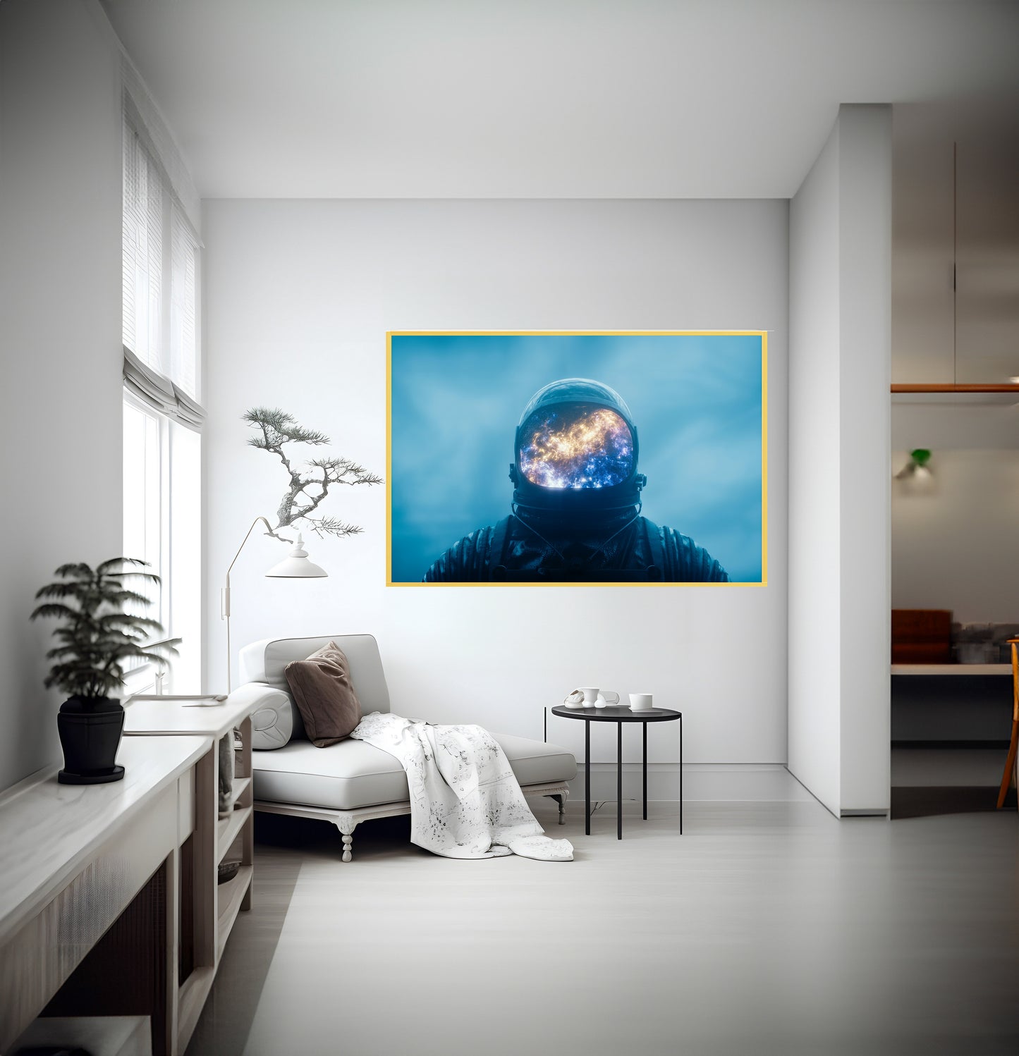 Astronaut in Space: Captivating Space Photography | Outer Space Wall Art | Cosmic Decor for Sci-Fi Lovers