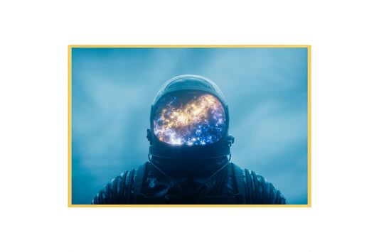 Astronaut in Space: Captivating Space Photography | Outer Space Wall Art | Cosmic Decor for Sci-Fi Lovers