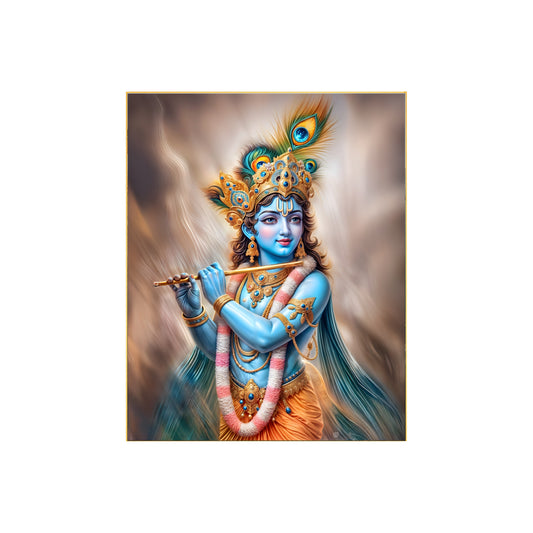 Lord Shri Krishna ji Canvas and Photo Print – Divine Artwork of Lord Krishna