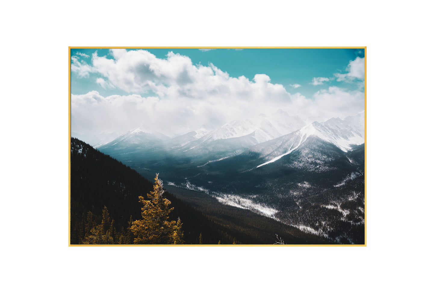 Mountain Majesty Print || Captivating Mountain Landscape Print || Banff mountains