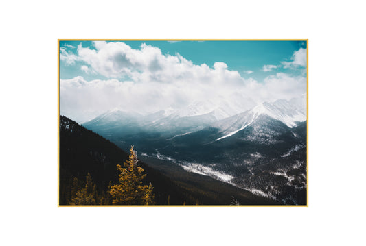 Mountain Majesty Print || Captivating Mountain Landscape Print || Banff mountains