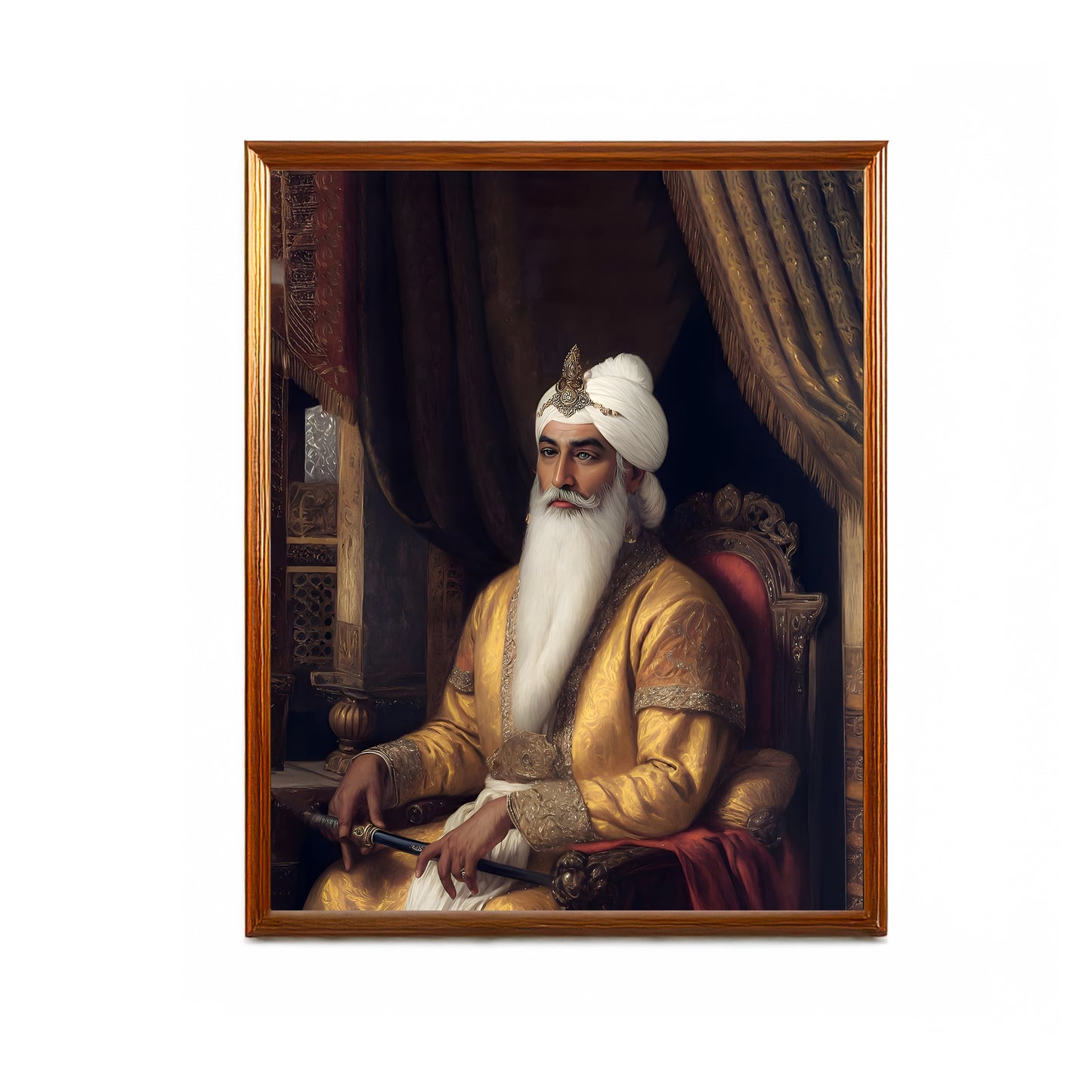 Authentic Maharaja Ranjit Singh Ji Collectible - Iconic Historical Artifact