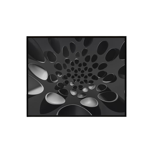 Modern Black Pattern Painting