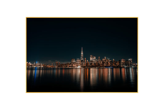 NEW YORK Skyline Night View || Premium Photo and Canvas Print