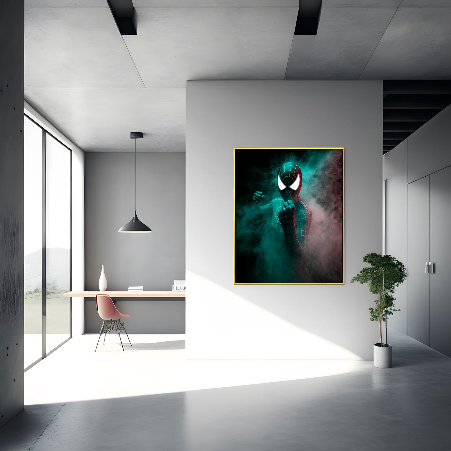 Spider-Man Canvas Print | Marvel Superhero Wall Art | Spidey Home Decor | Customizable Sizes | Perfect Gift for Comic Fans