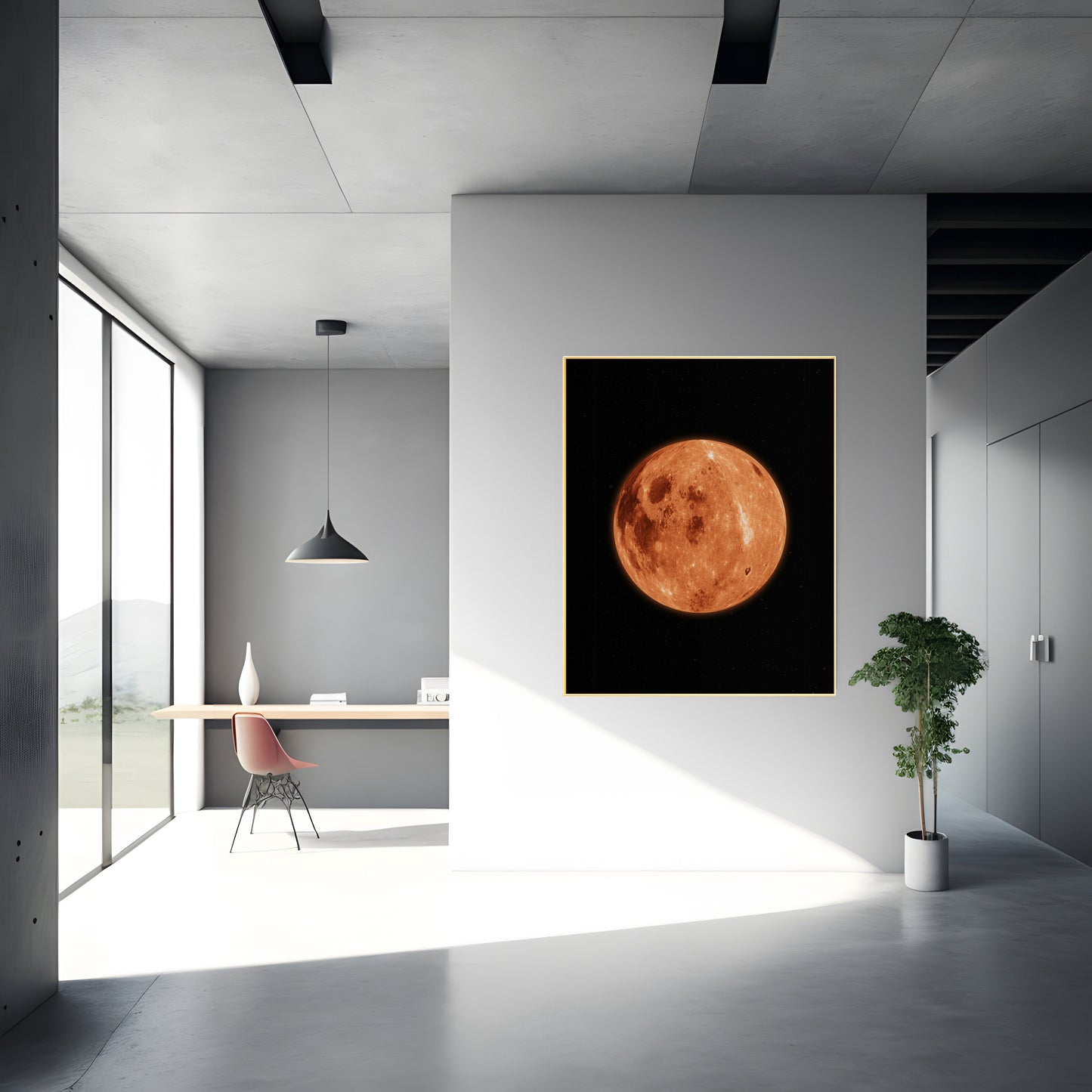 Close-Up of Moon Photo Print | Celestial Wall Art | Stunning Lunar Photography | Perfect Gift for Space Enthusiasts