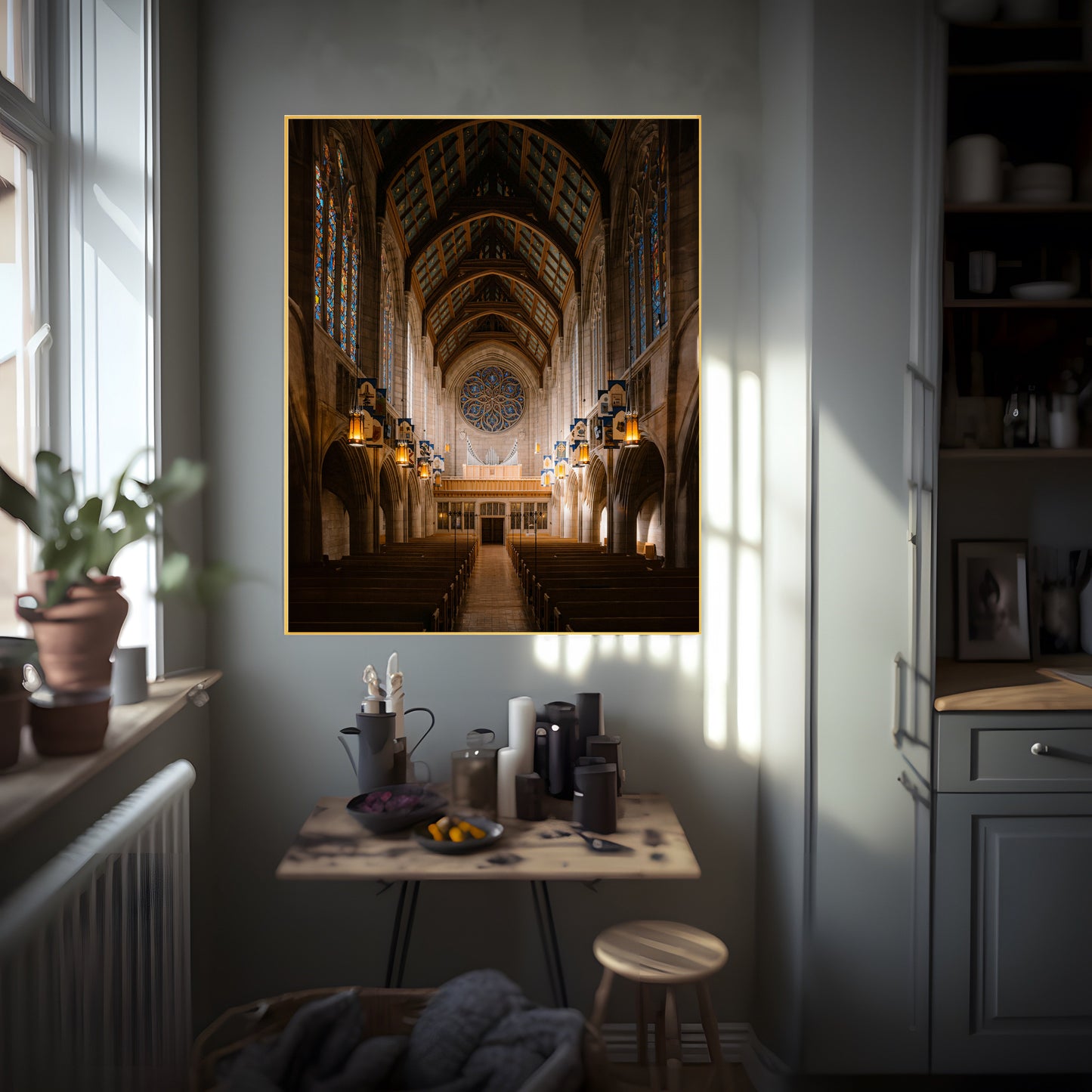 Inside Photo of The Cathedral of St. John the Evangelist - Stunning Wall Art Print, Church Photography, Home Decor, Religious Art