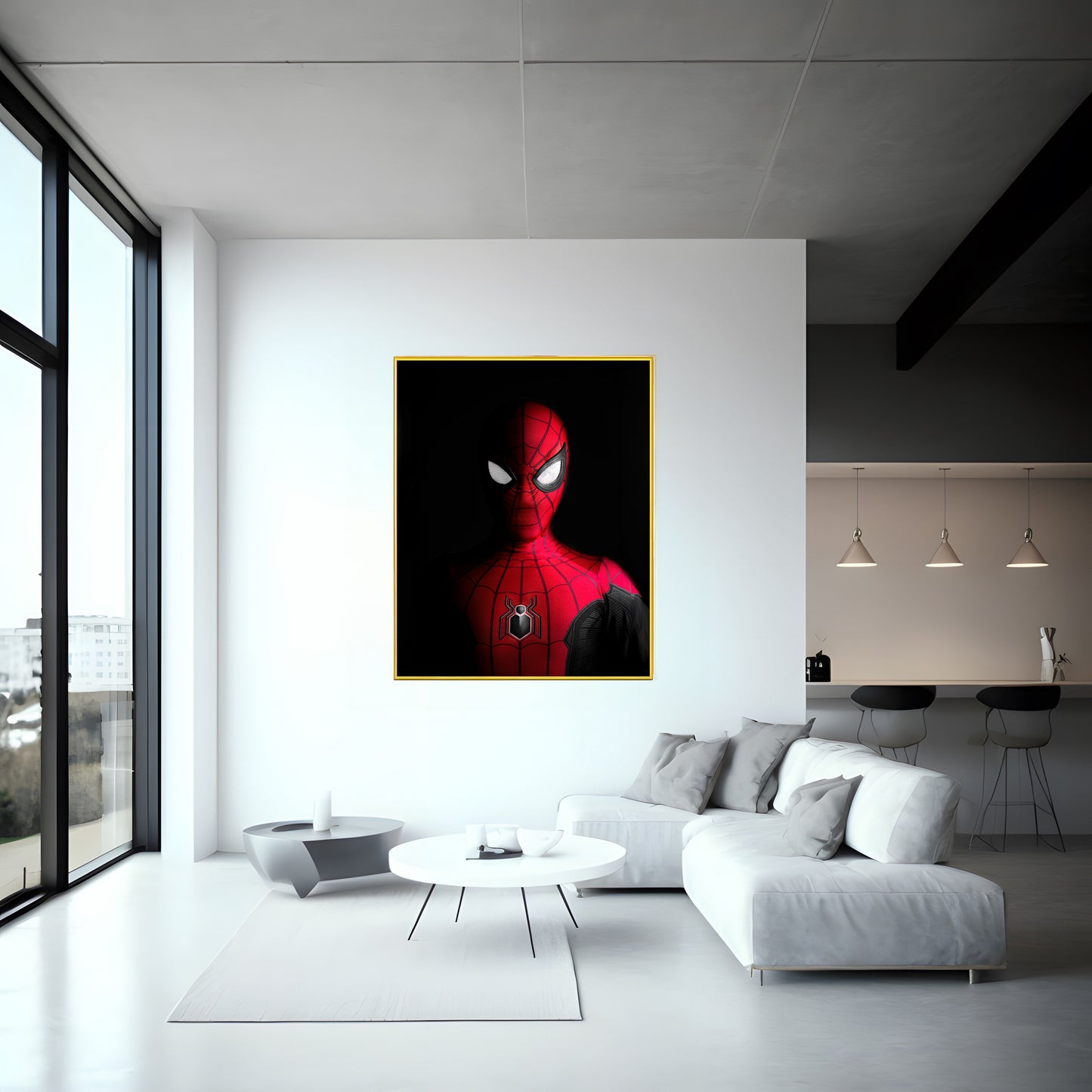 Spider-Man Art Print | Marvel Superhero Canvas | Dynamic Spidey Wall Art | Custom Sizes Available | Perfect for Fans & Collectors