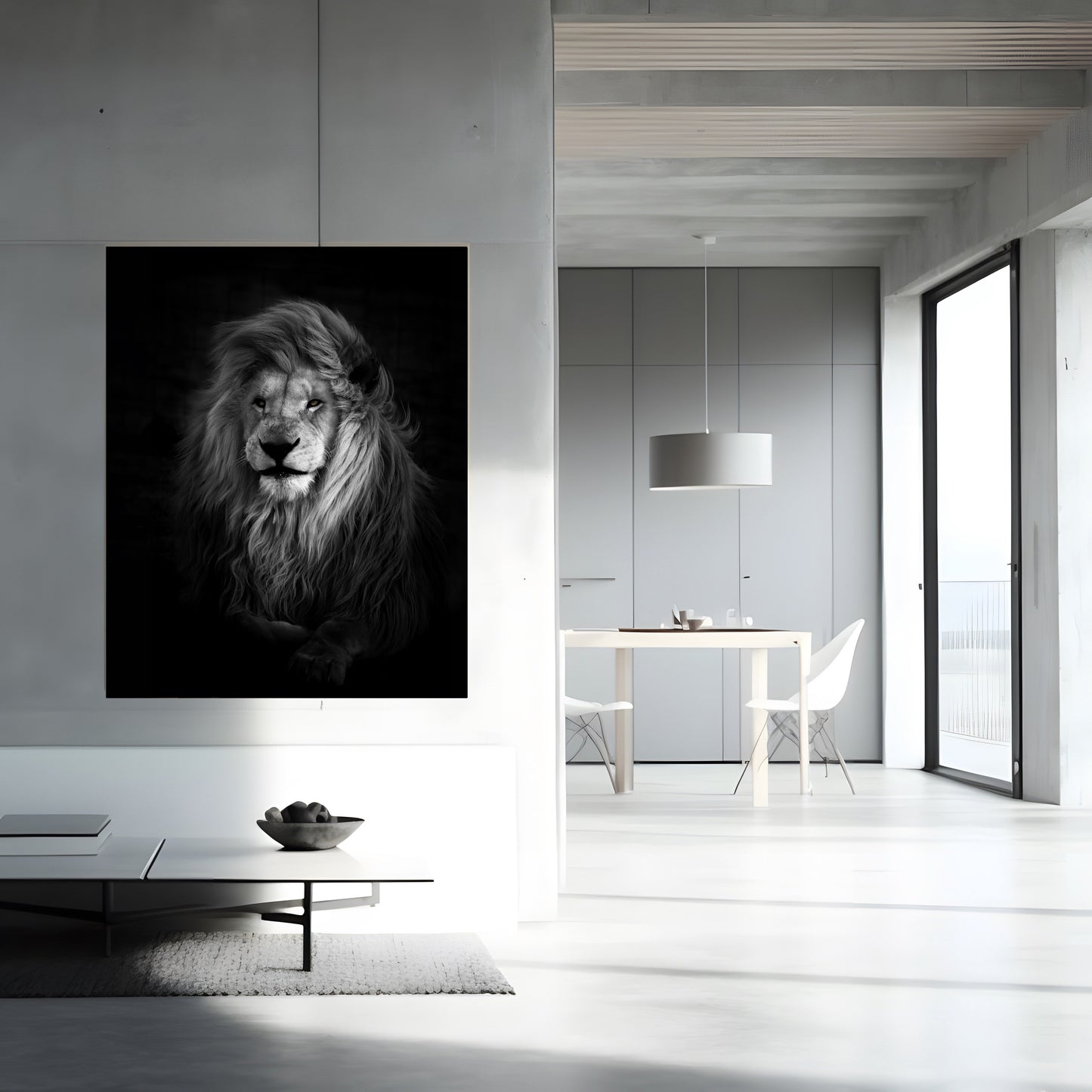 Powerful LION Close-Up – Striking Wildlife Art Print | High-Resolution Photo or Premium Canvas