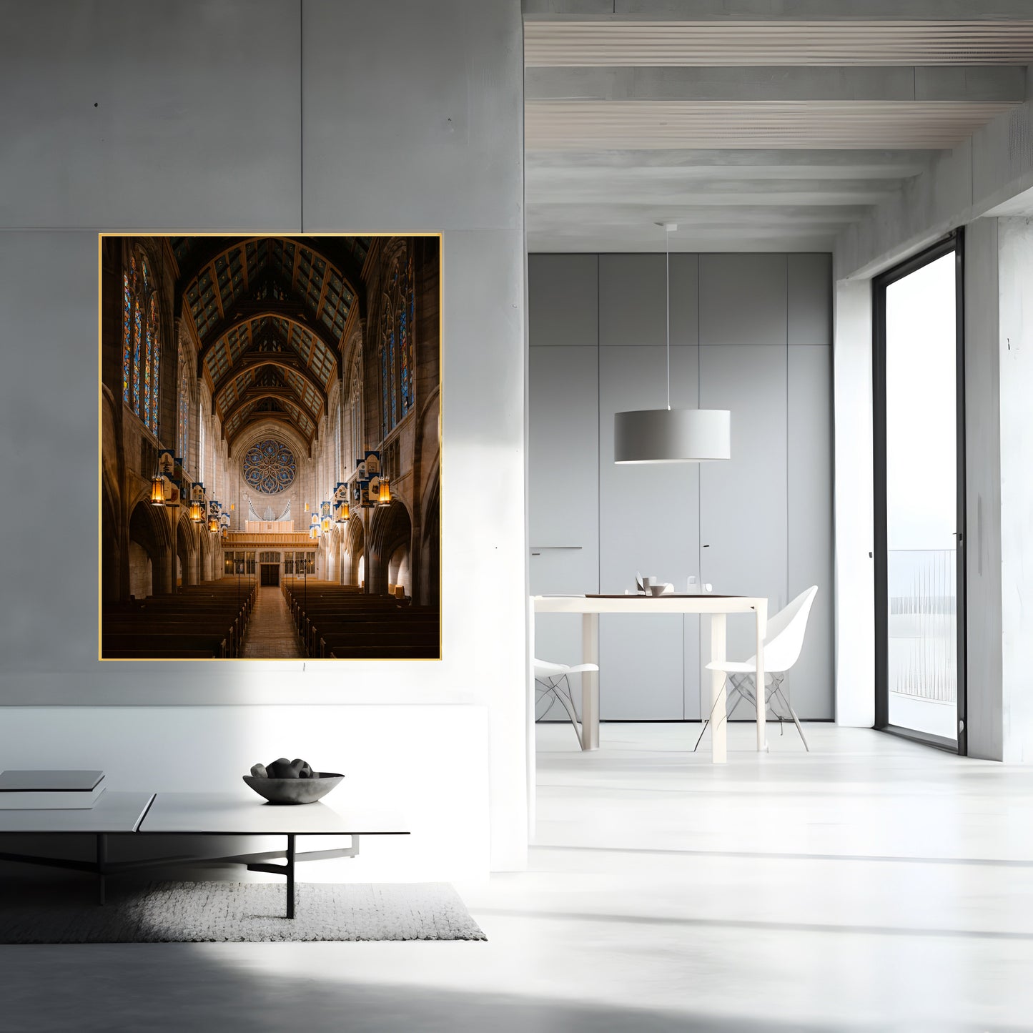 Inside Photo of The Cathedral of St. John the Evangelist - Stunning Wall Art Print, Church Photography, Home Decor, Religious Art