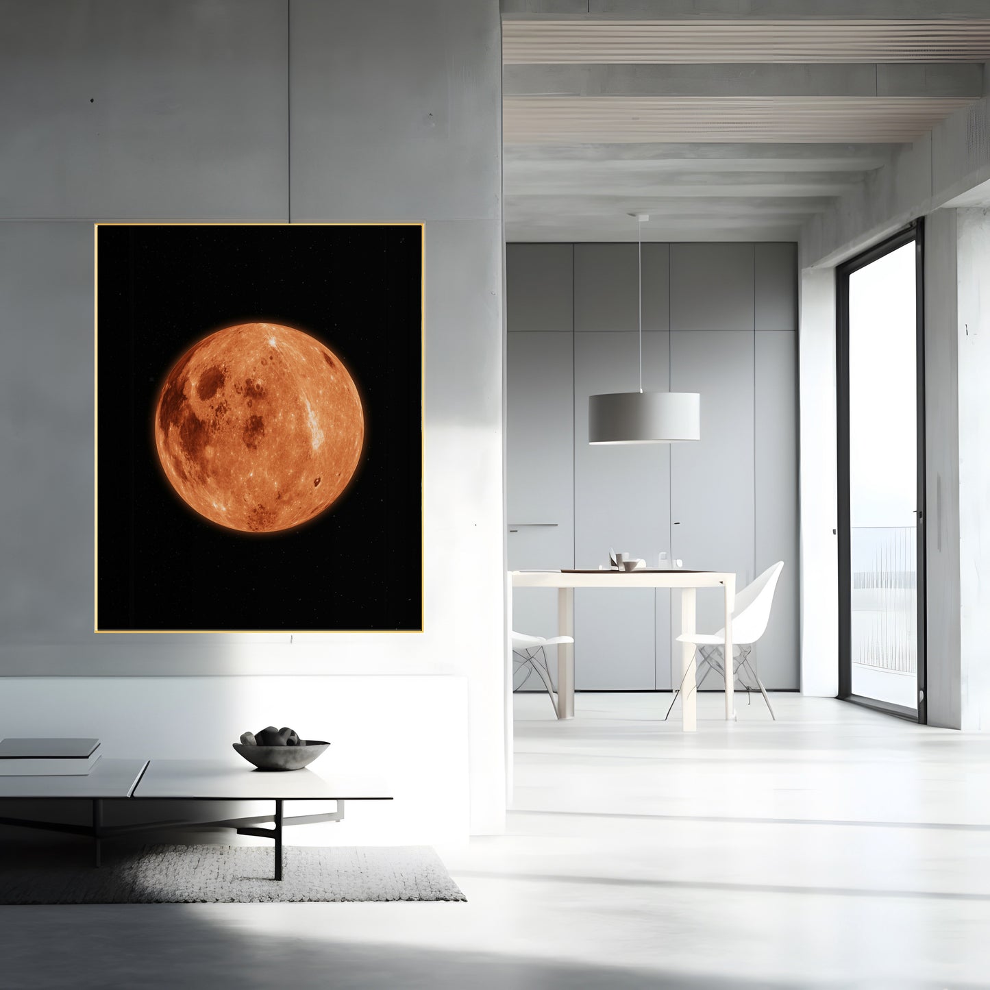 Close-Up of Moon Photo Print | Celestial Wall Art | Stunning Lunar Photography | Perfect Gift for Space Enthusiasts