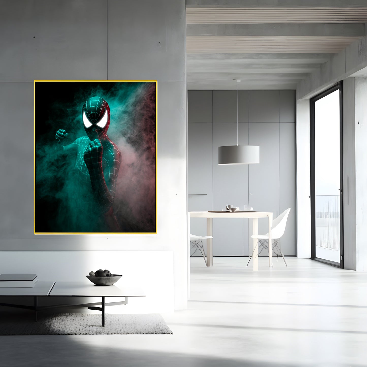Spider-Man Canvas Print | Marvel Superhero Wall Art | Spidey Home Decor | Customizable Sizes | Perfect Gift for Comic Fans
