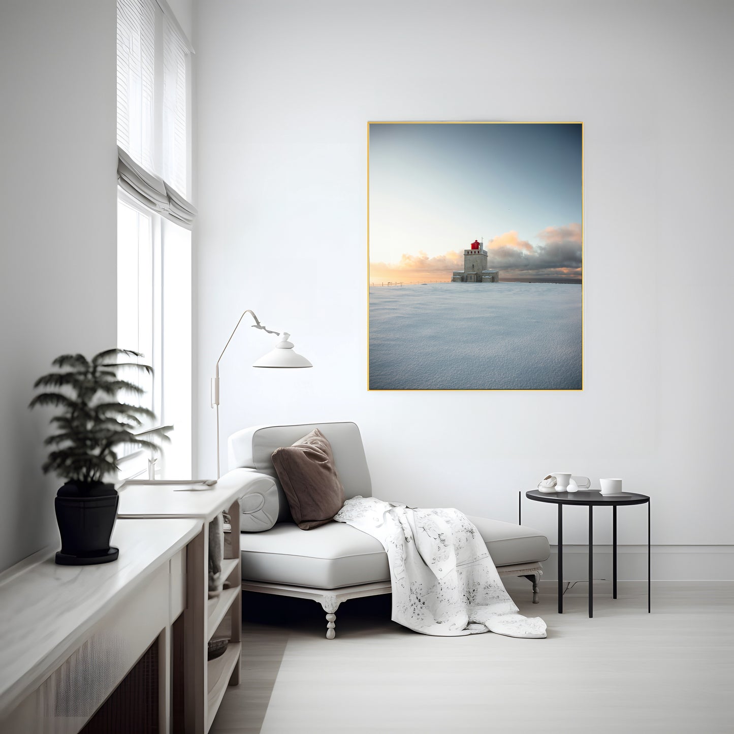 Lighthouse Sunset Print | Coastal Wall Art | Nautical Home Decor | Ocean Landscape Photography | Gift for Beach Lovers