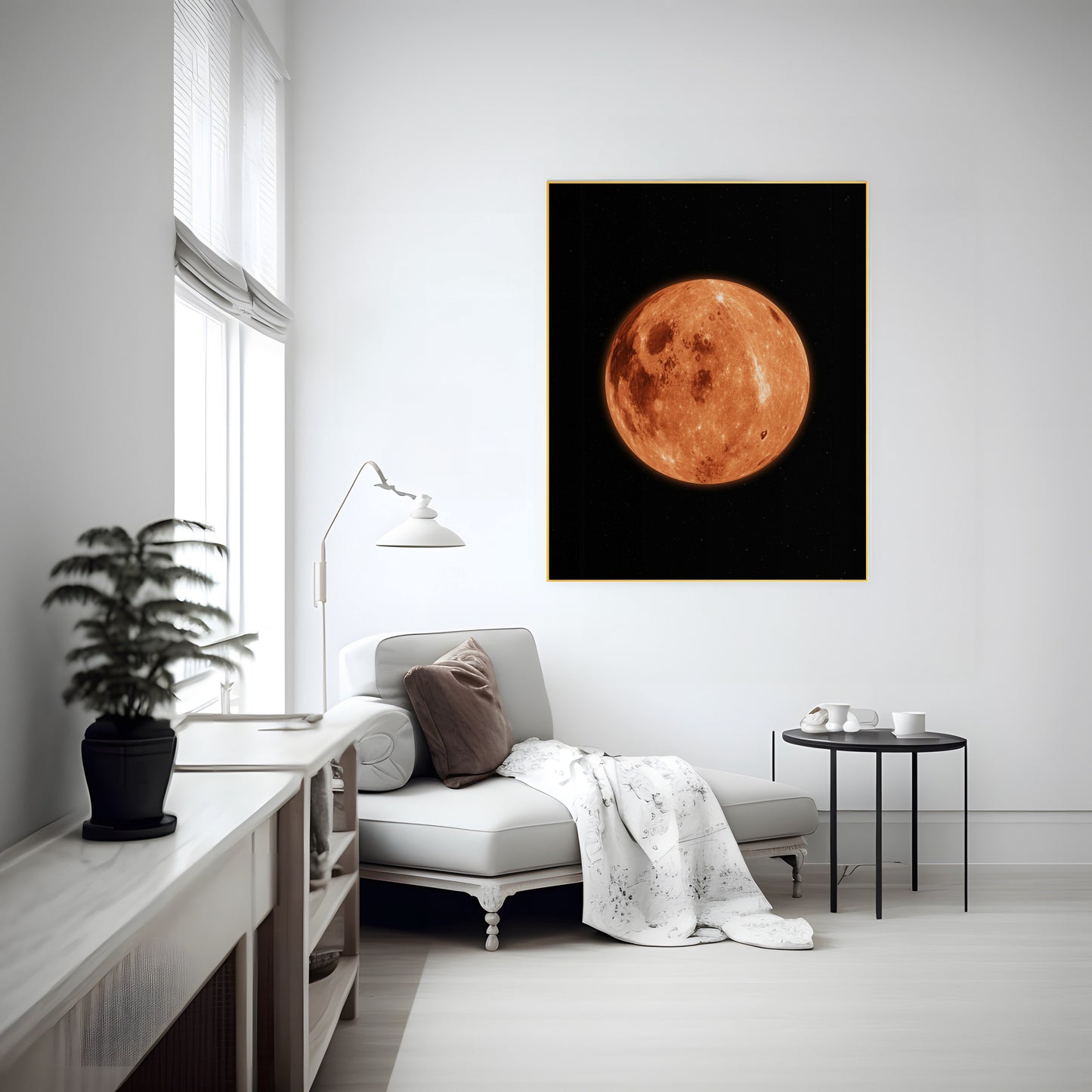 Close-Up of Moon Photo Print | Celestial Wall Art | Stunning Lunar Photography | Perfect Gift for Space Enthusiasts