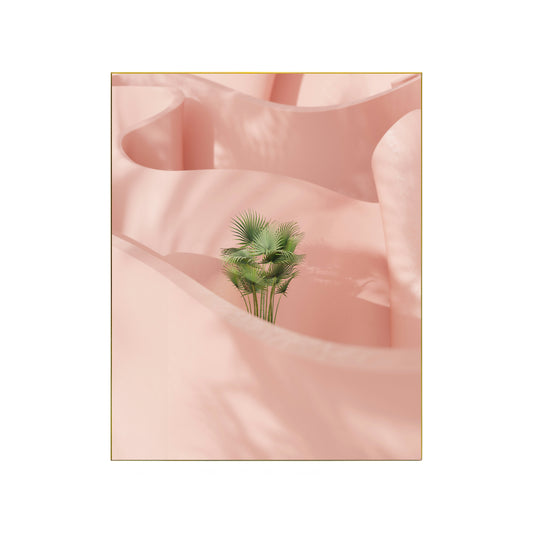 Pink Wall Palms Poster || Home decor || Office decor