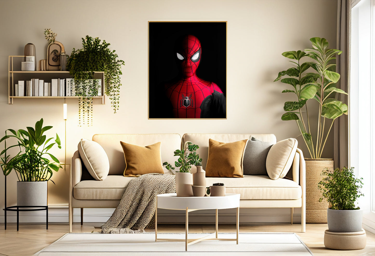 Spider-Man Art Print | Marvel Superhero Canvas | Dynamic Spidey Wall Art | Custom Sizes Available | Perfect for Fans & Collectors