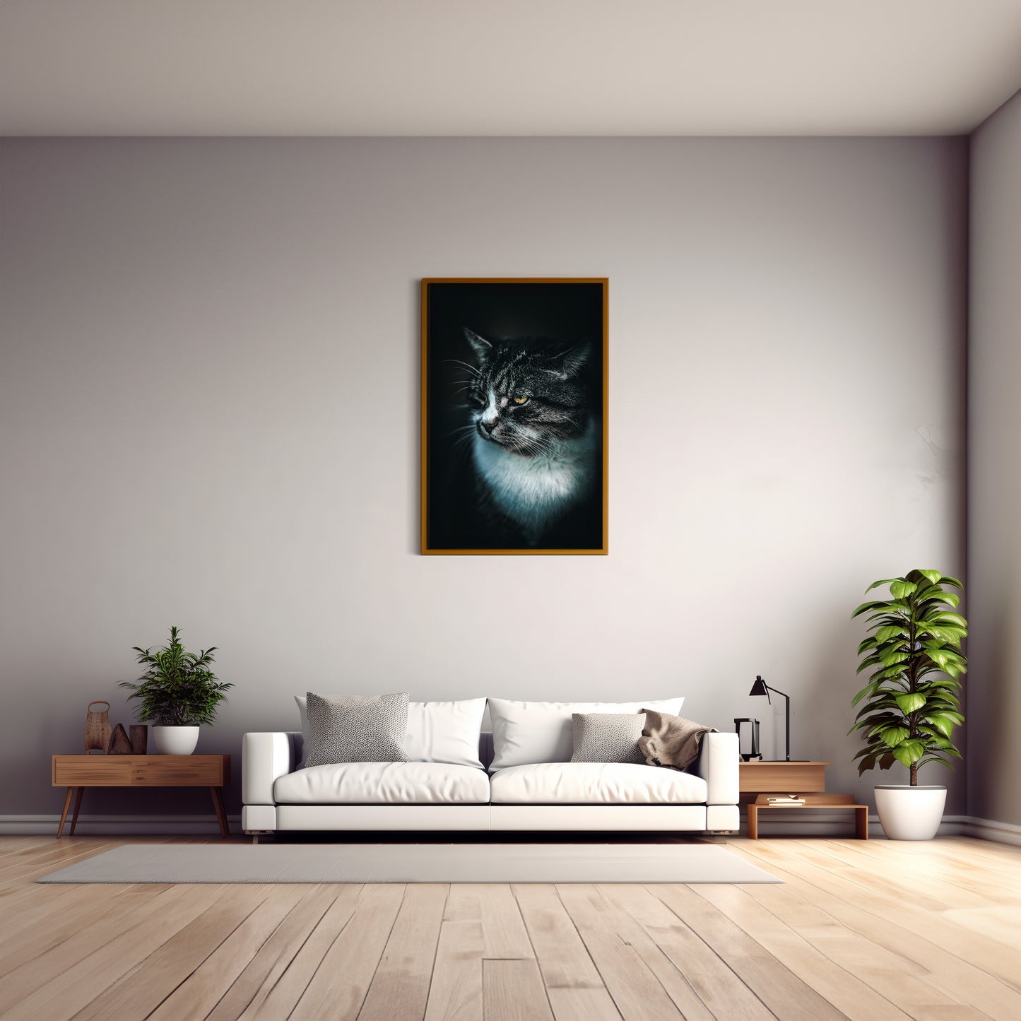 Stunning Cat Portrait Print for Pet Lovers - Wall Art Decor || Cat picture || Cat lover || Adorable cat