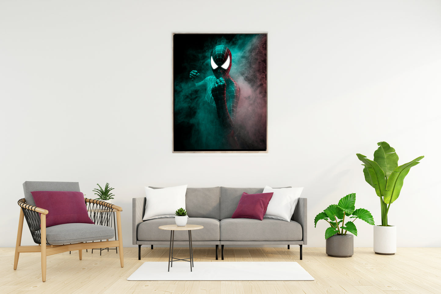 Spider-Man Canvas Print | Marvel Superhero Wall Art | Spidey Home Decor | Customizable Sizes | Perfect Gift for Comic Fans